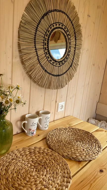 Уютный домик афрейм, банный чан, банька