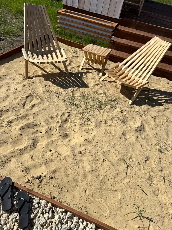 Новый a-frame с видом на море