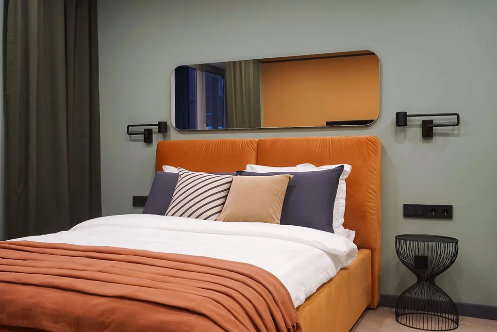 Квартира Квартира Современная студия Оранжевая с балконом — Калининград