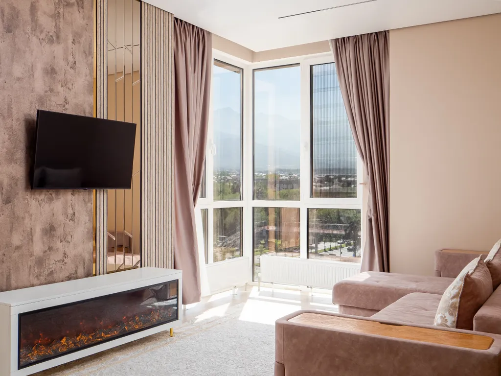 Квартира с панорамным видом на горы