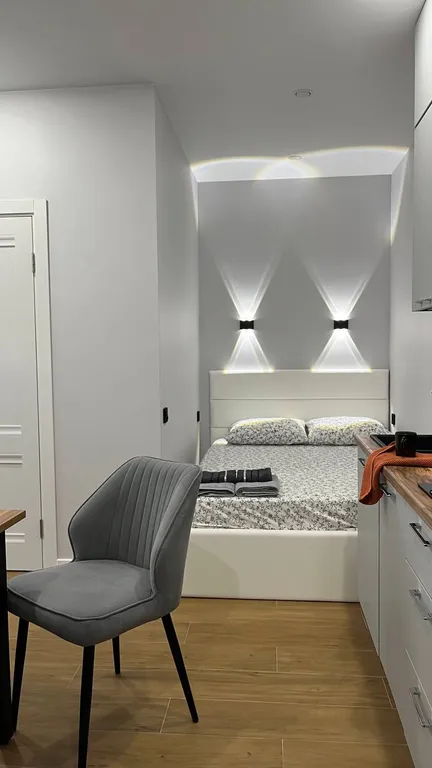 Квартира с посудомойкой, балконом и бассейном