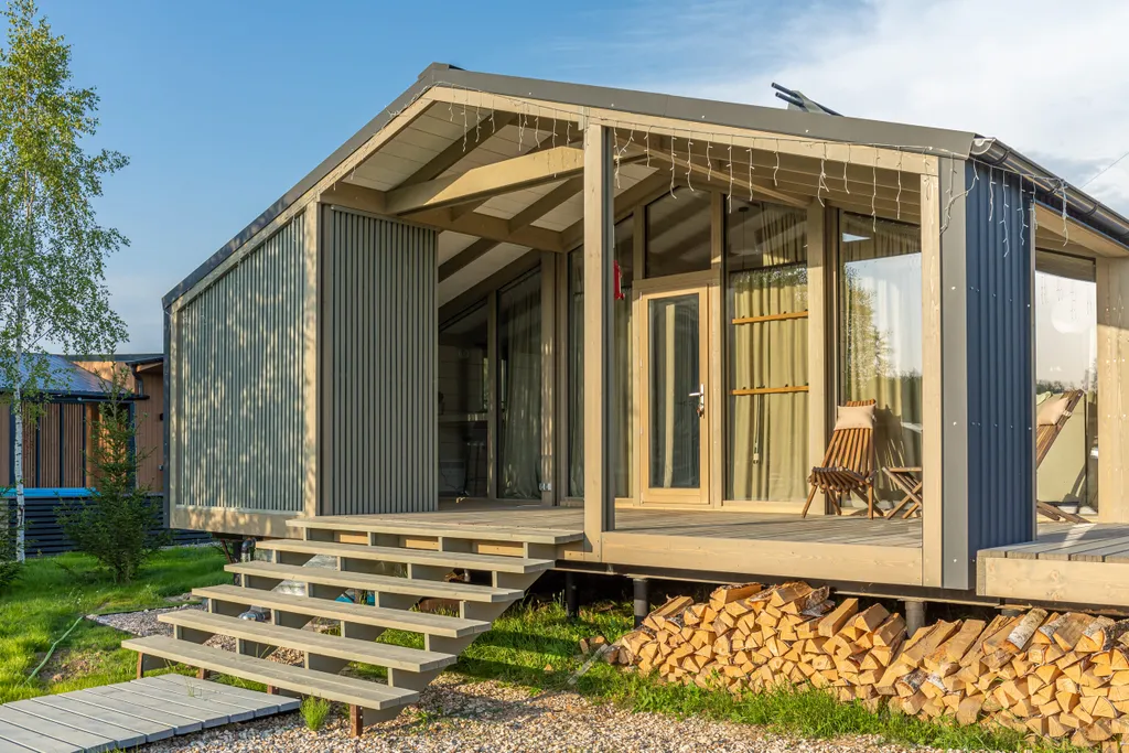 Скандинавский дом с купелью Гарнет Холидэй