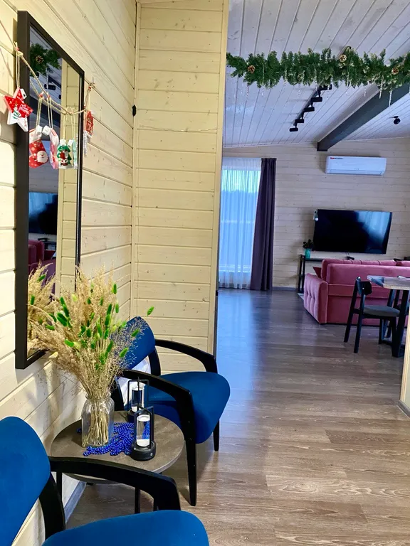 Дом с красивой костровой зоной