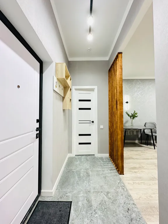 Двухкомнатная квартира с видом на город