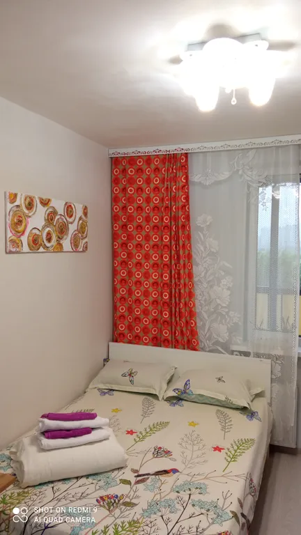 Уютная студия с видом на закат