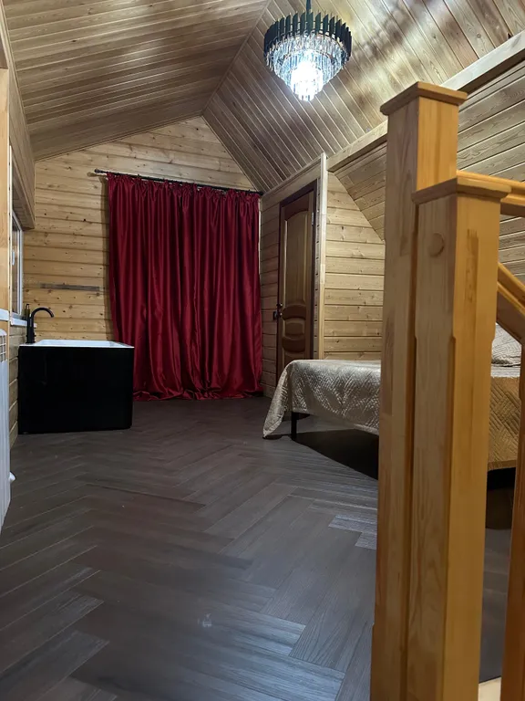 Атмосферное шале с видом на город и на горы