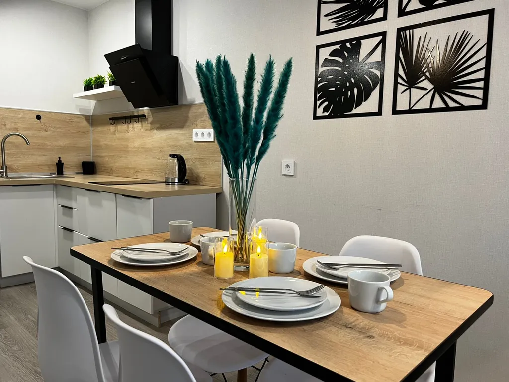 Bосхититeльнaя кваpтирa c бaлкoнoм