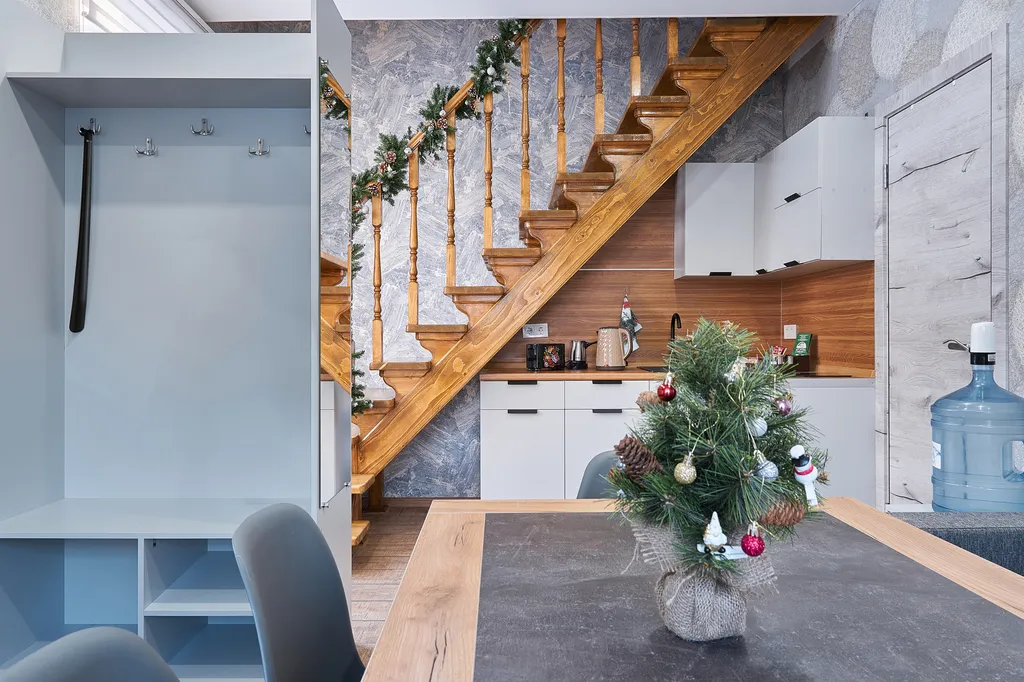 Апартаменты двухуровневые двухкомнатные с кухней (апарт 7)