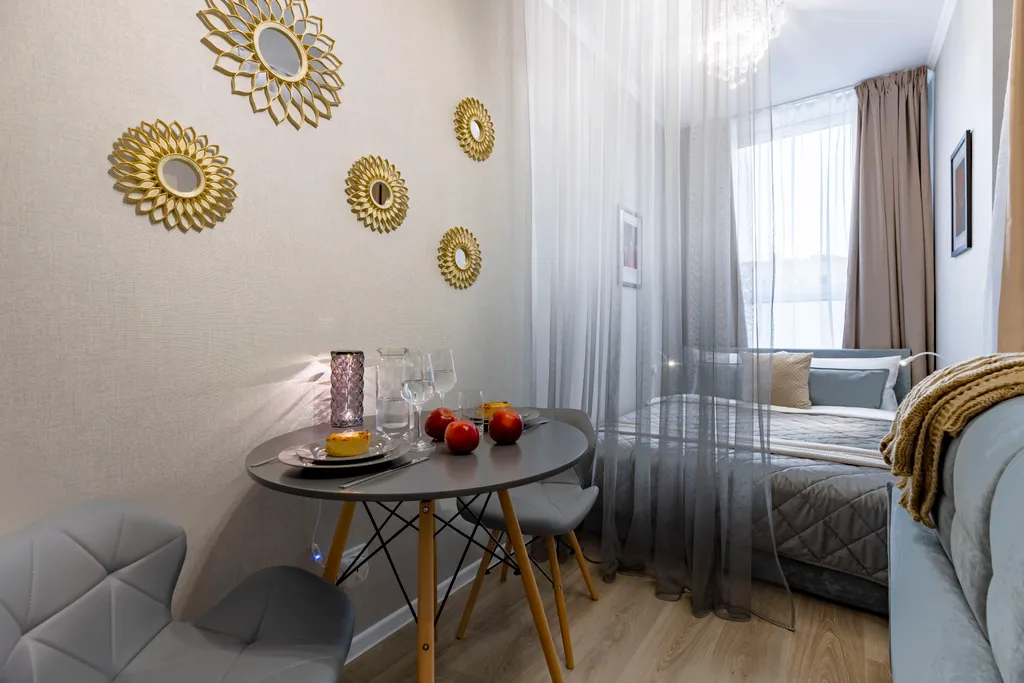 Квартира Квартира Современная студия рядом с Экспофорумом, Пушкиным, Павловском, аэропортом — Шушары