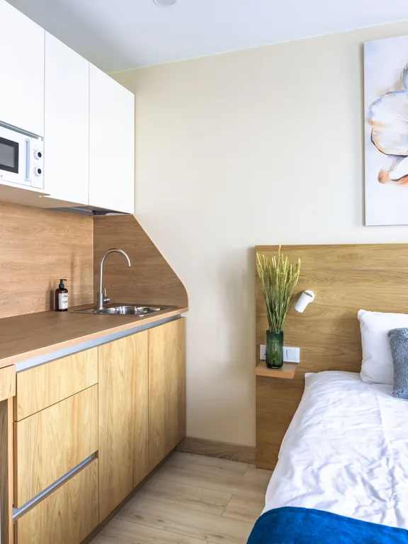 Квартира Квартира Уютная студия на Чёрной речке — Санкт-Петербург