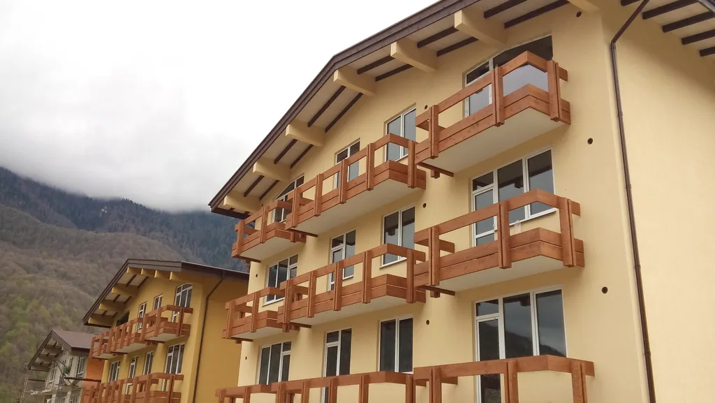 Студия с видом на Горы в центре