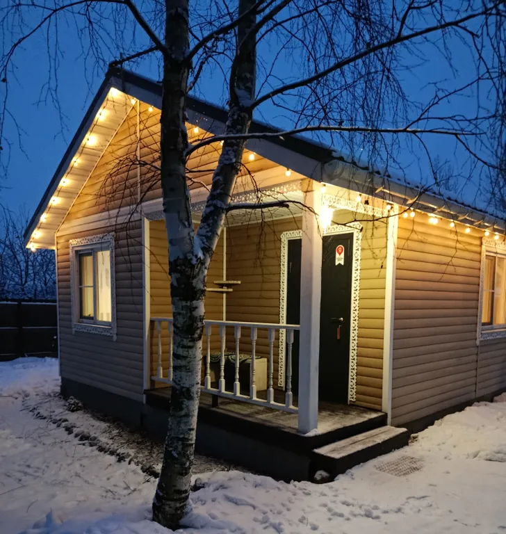 Уютный домик с видом на закат в Марфино