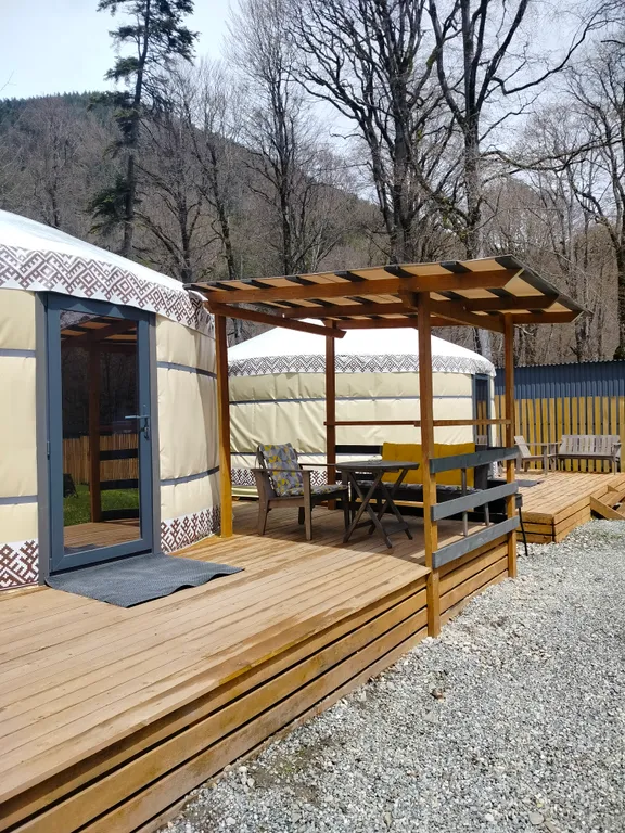 Коттедж Коттедж Юрта в горах — Архыз