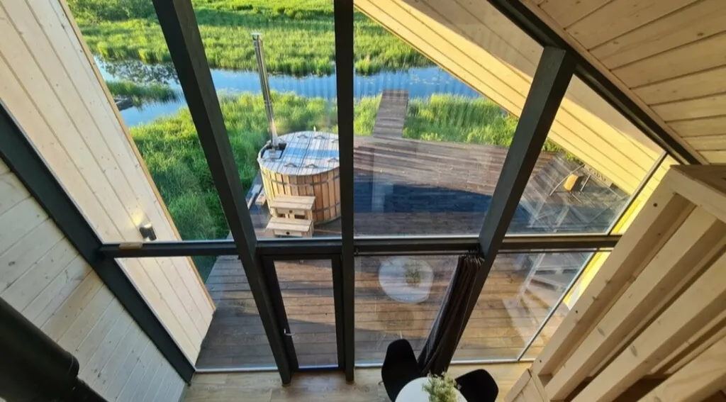 Лодж rauni 55 кв.м на берегу Онежского озера