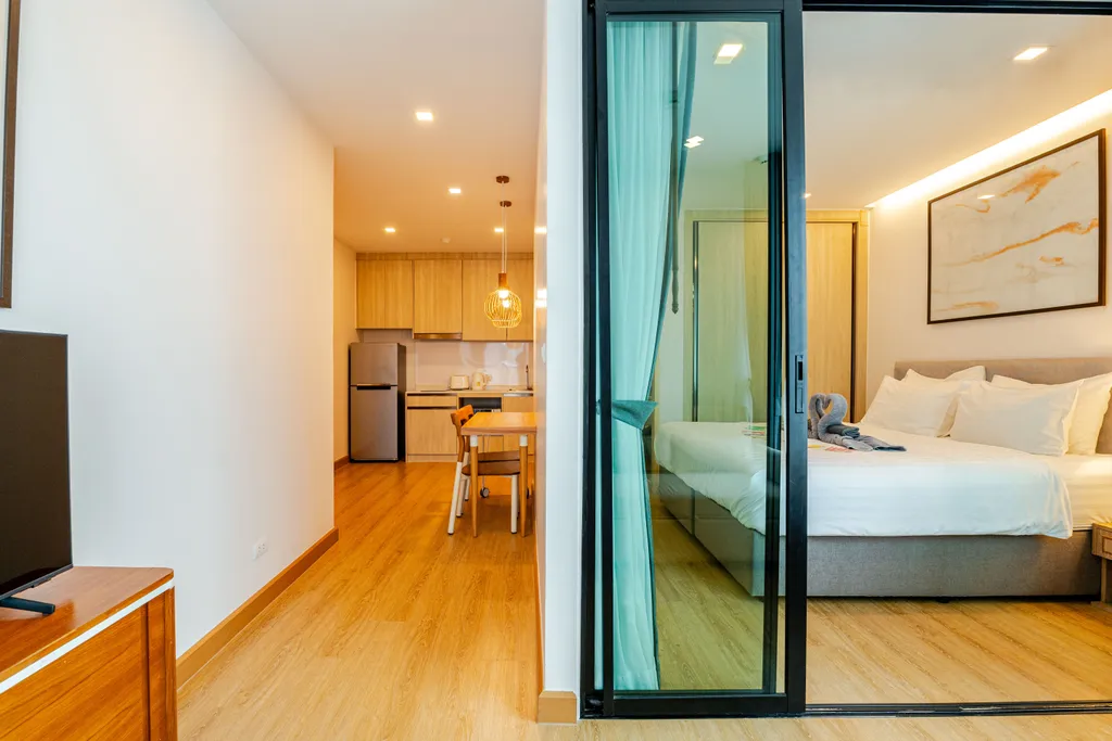 Апартамент с видом на море у пляжа Раваи