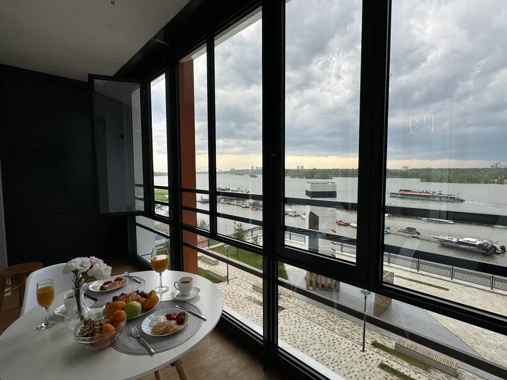 Квартира Апартаменты с шикарным видом на реку — Новосибирск