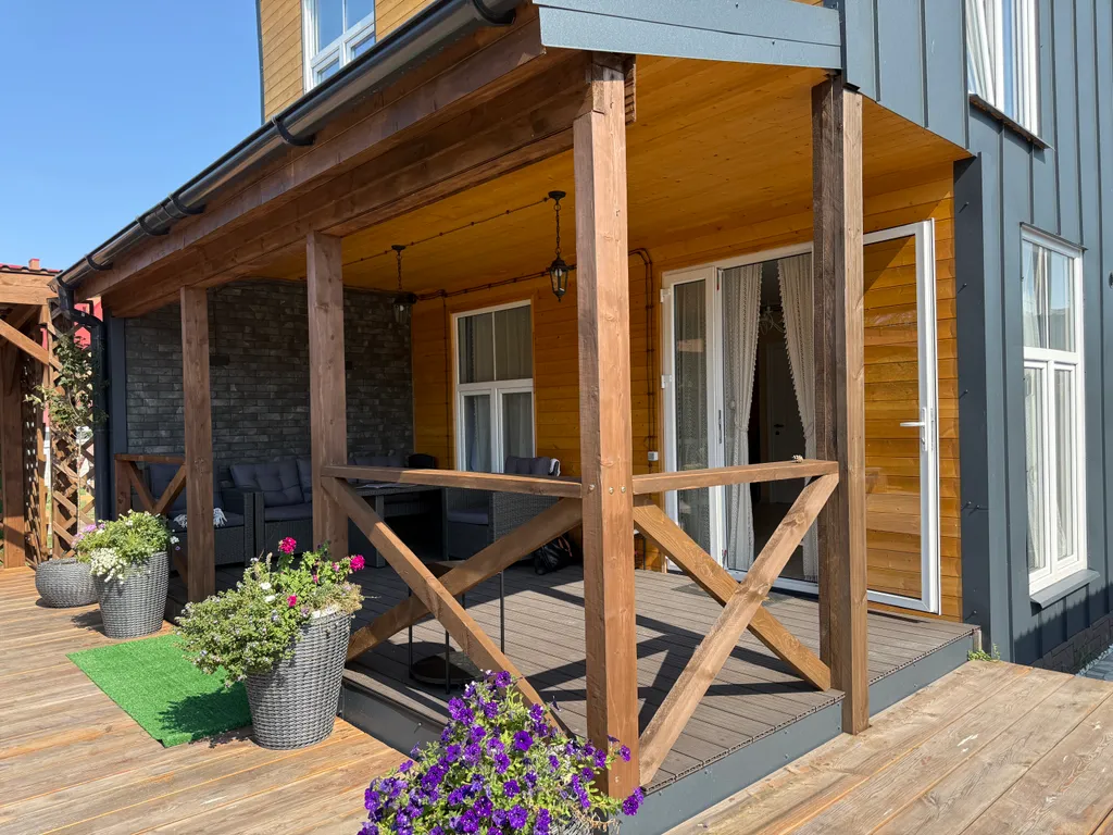 Барнхаус на балтийской косе у моря