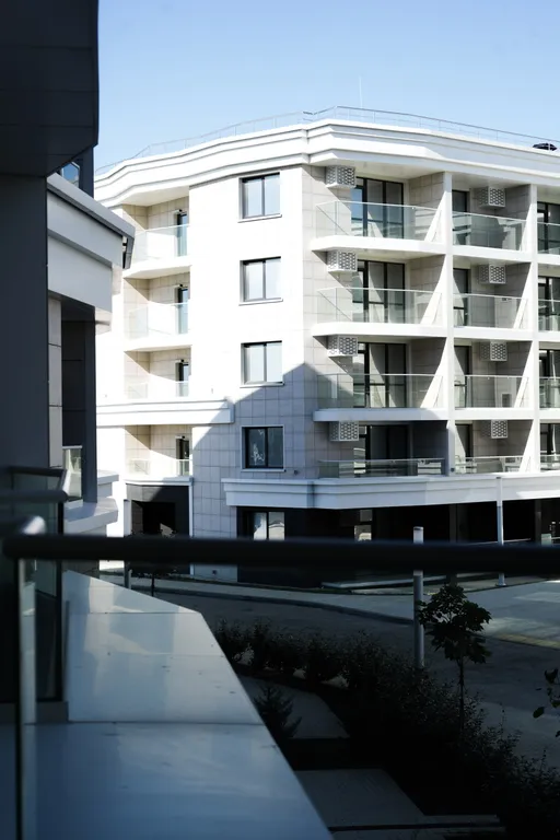 Студия Sea с балконом и боковым видом на море