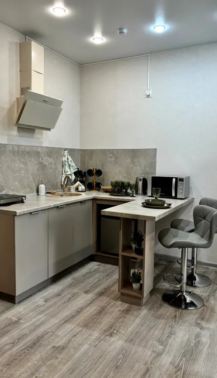 Студия в эко стиле в доме бизнес класса