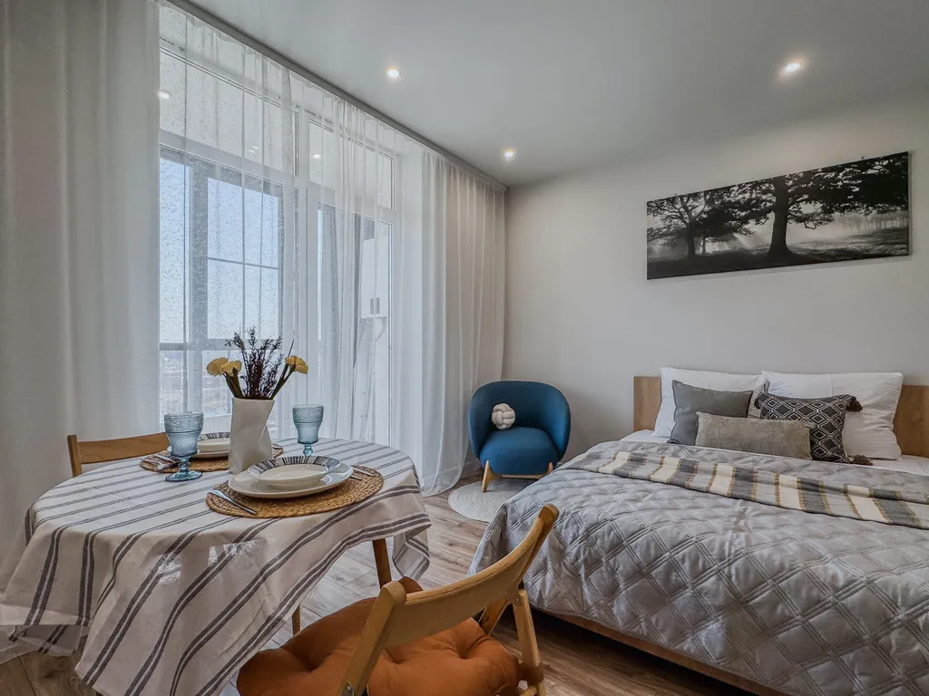 Квартира Уютная студия в центре с рабочим местом — аренда посуточно в Астрахань