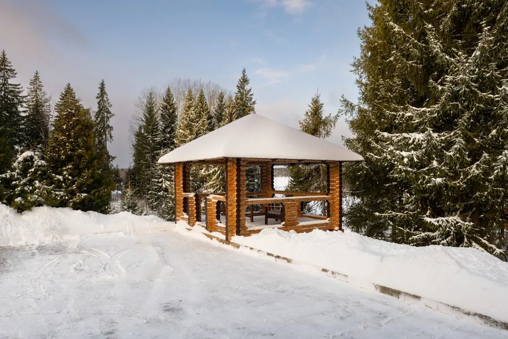 Бревенчатый коттедж вип 2, 4 спальни на берегу озера Селигер