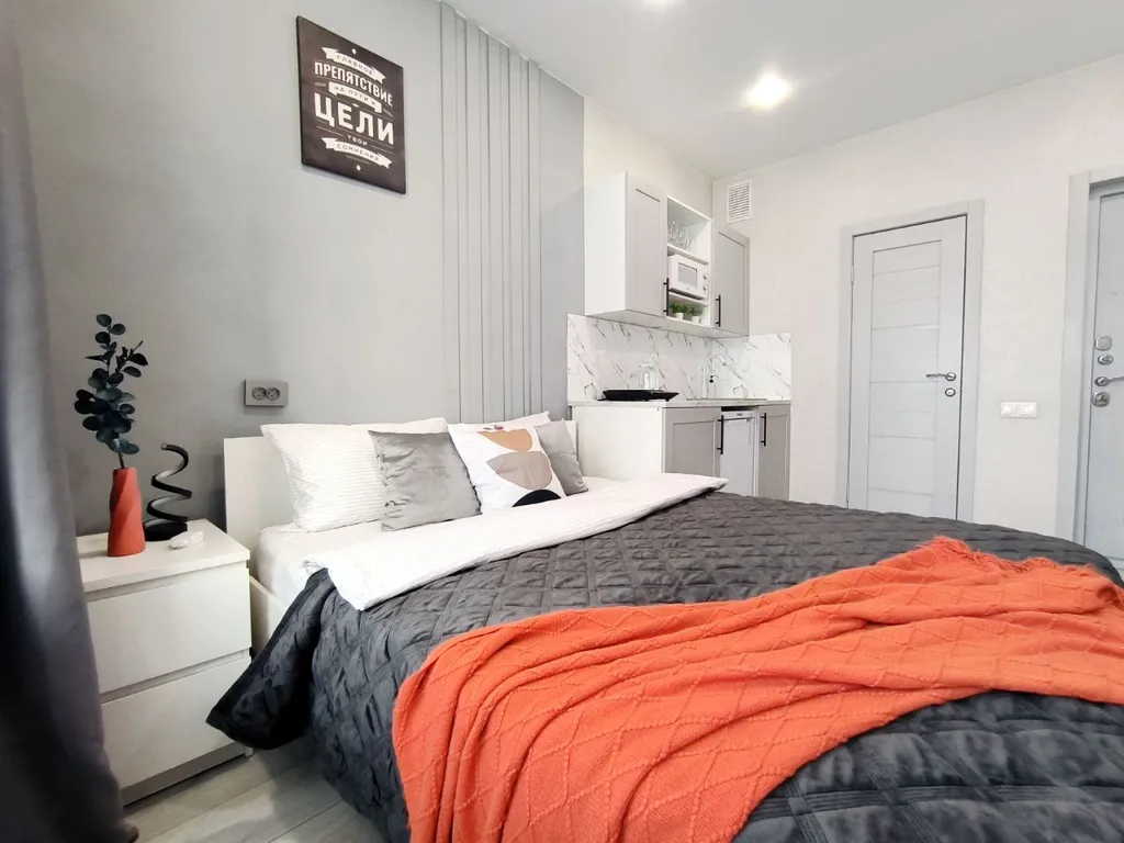 Квартира Уютная светлая студия для двоих — Новосибирск