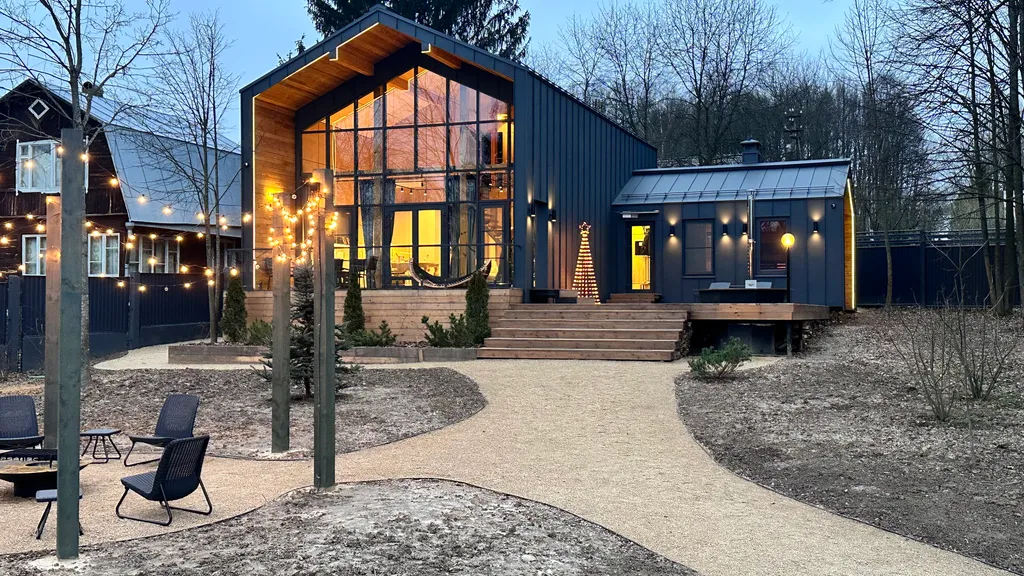 Коттедж Шикарный Барн с сауной и купелью — аренда посуточно в Обнинск