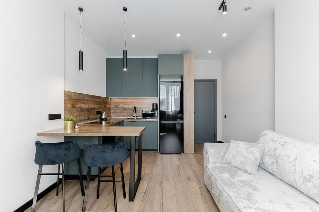 Стильная евродвушка с мини-сауной