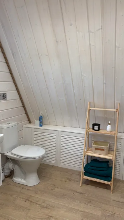 Уютный домик в стиле а-фрейм на оз. Волго