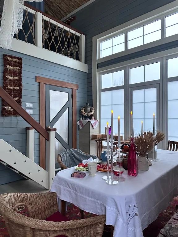 Дом с камином 15 минут от города