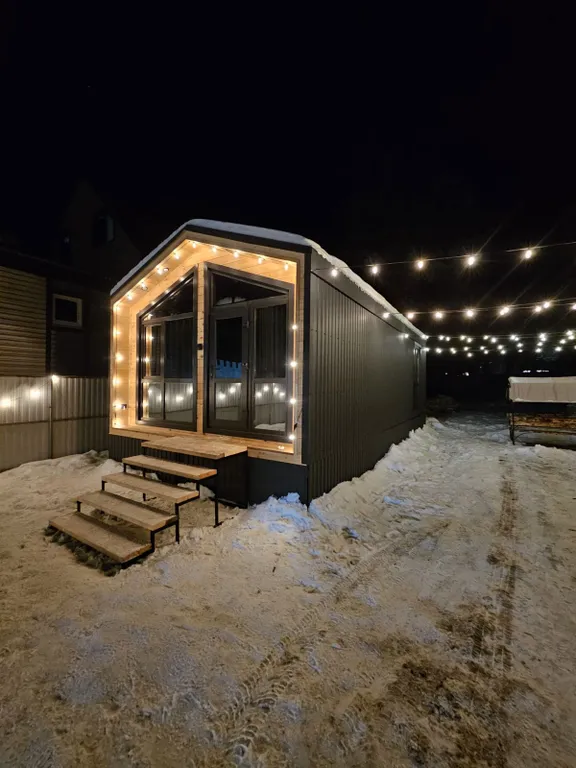 Домик с прекрасным видом на горы для приятного отдыха с друзьями