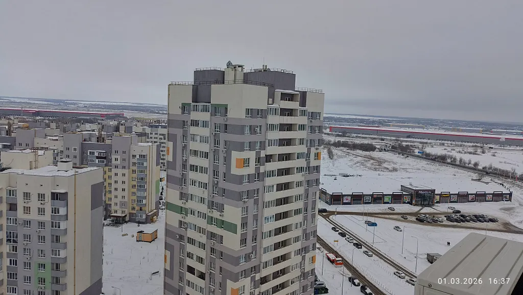 Студия на высоком этаже