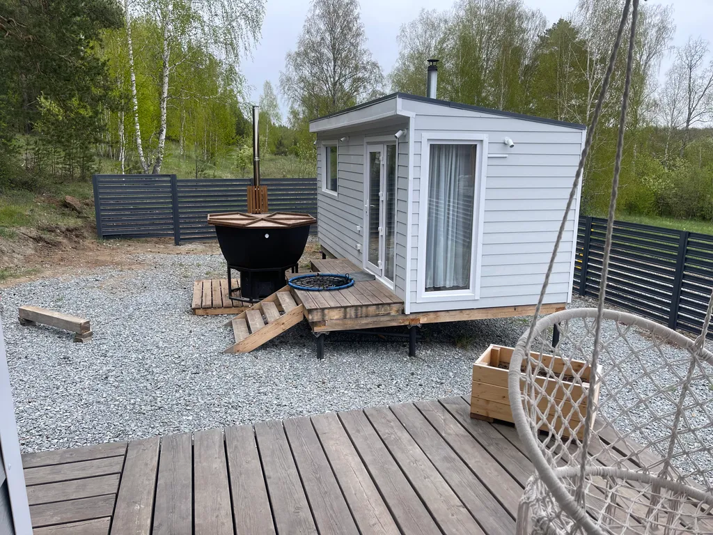 Дом с баней и бассейном