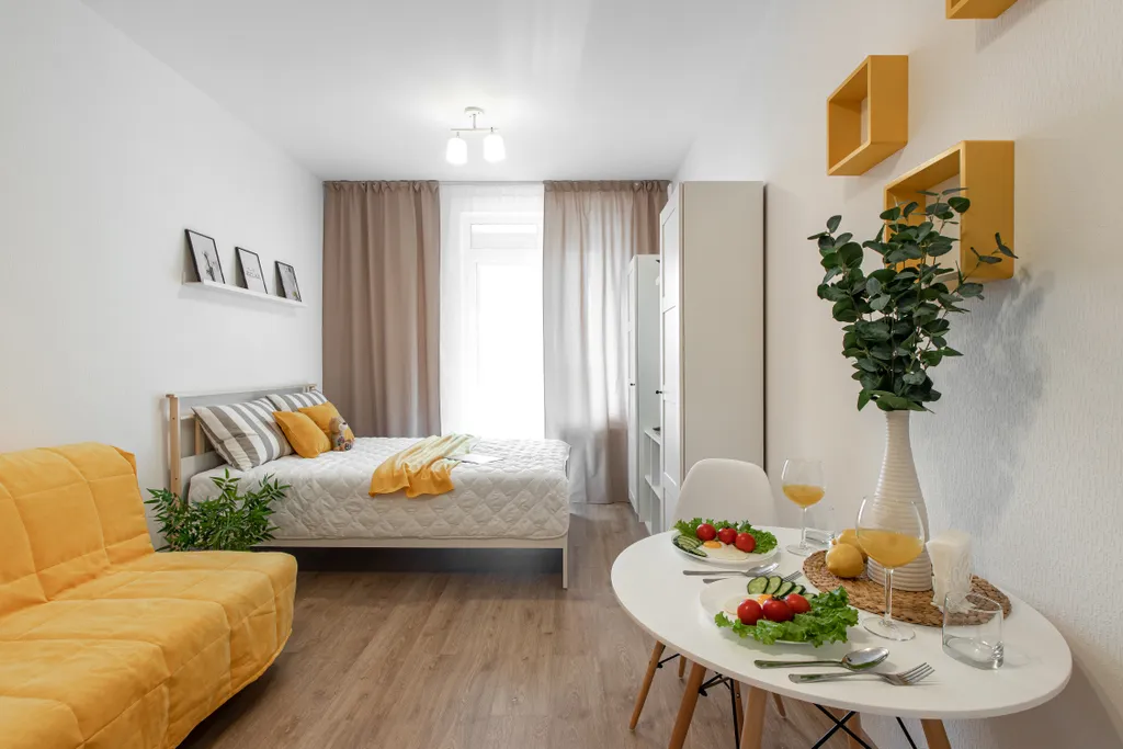 Квартира Квартира Friendly studio рядом с метро Лесная — Санкт-Петербург