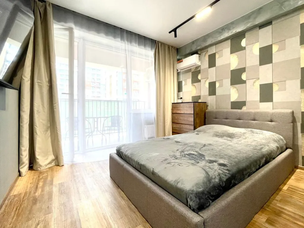 Студия с красивым видом с балкона