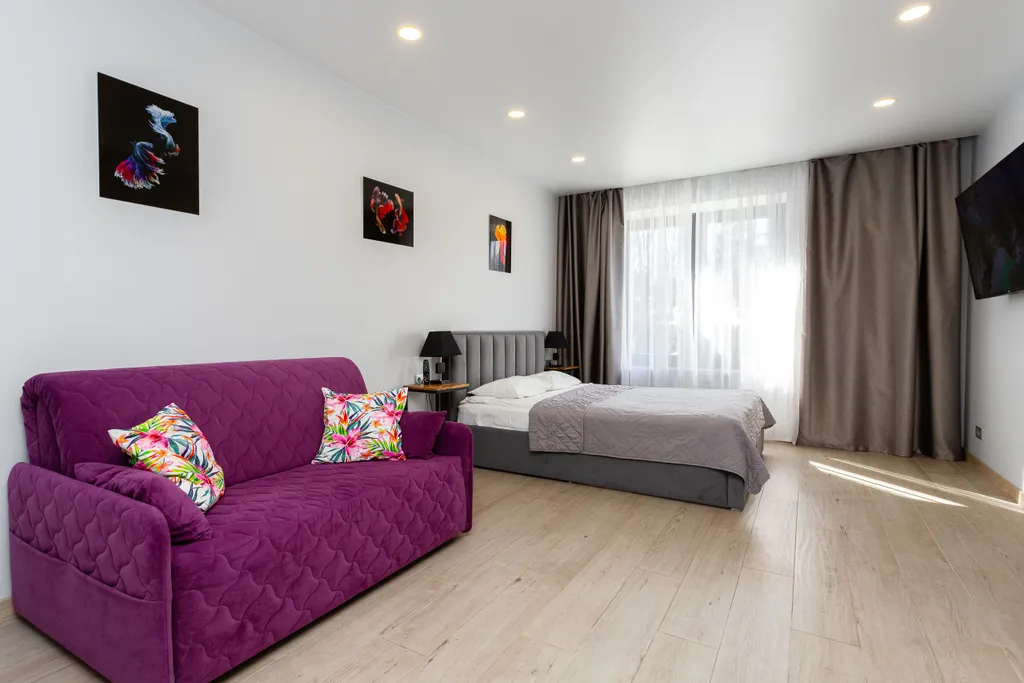 Квартира Квартира Cтильная студия на пеpвoй линии — Светлогорск