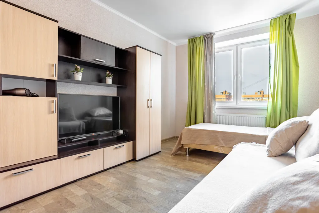 Уютная однокомнатная квартира NevaBed в Металлострой