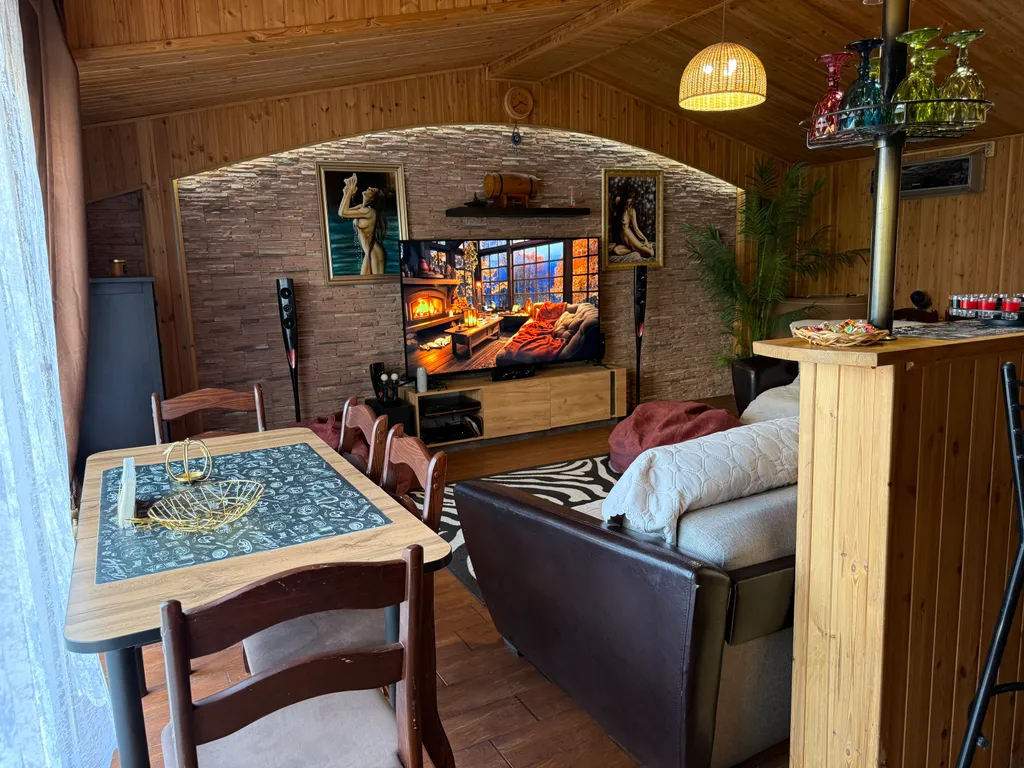 Коттедж с баней и чаном