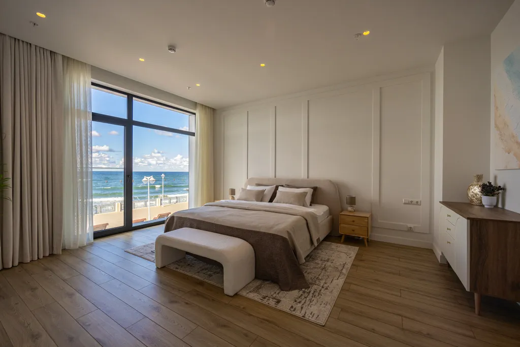 Апартамент с прямым видом на море, 1 линия жк променад