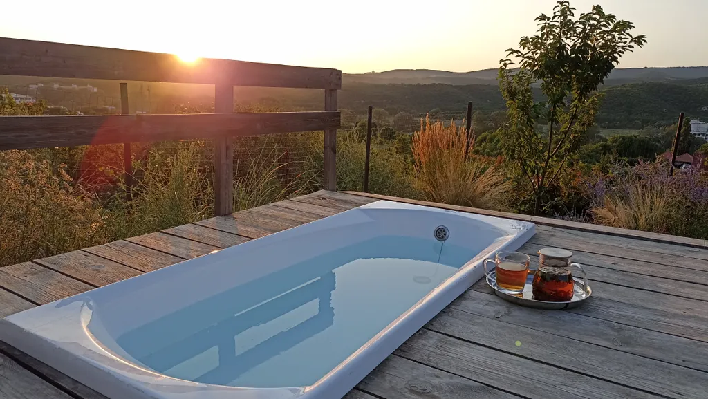 Эко-бунгало Розмарин с видом на горы и море