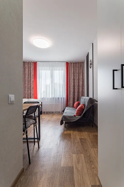 Уютная квартира-студия в современном ЖК Бурнаковский