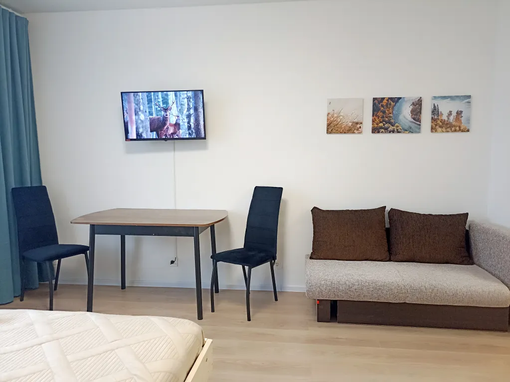 Просторная студия для троих у МРНЦ имени Цыба