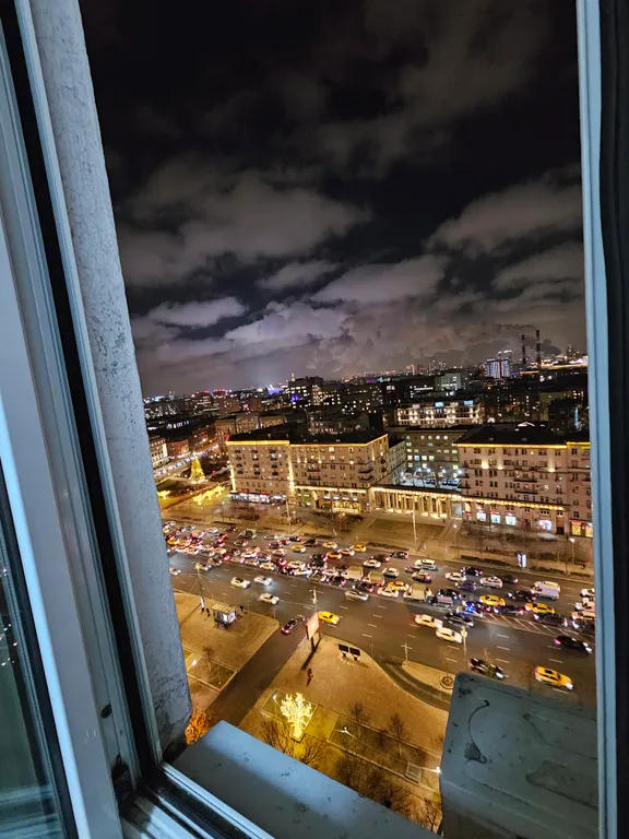 Панорамная комната с видом на Москва-сити 17 этаж