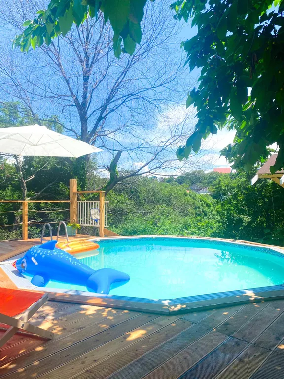 Новые шикарные апартаменты с бассейном, мангалом и зоной отдыха