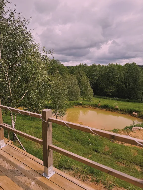 Усадьба без соседей, полное уединение. Баня, чан. Вид. Минск в 35мин.