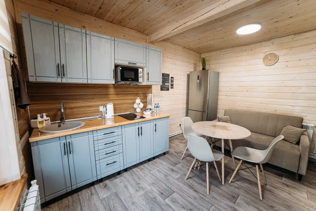 Дом-барнхаус с личными террасами