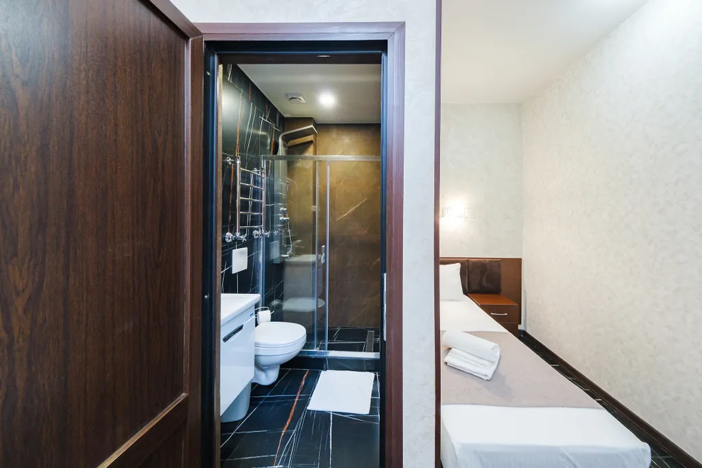 Двухместный бюджетный номер с двумя раздельными кроватями