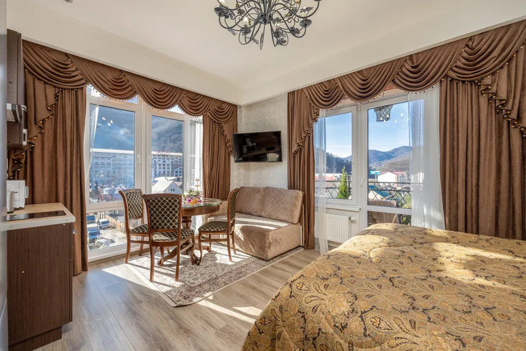 Квартира Просторная студия с видом на горы — аренда посуточно в Эсто-Садок