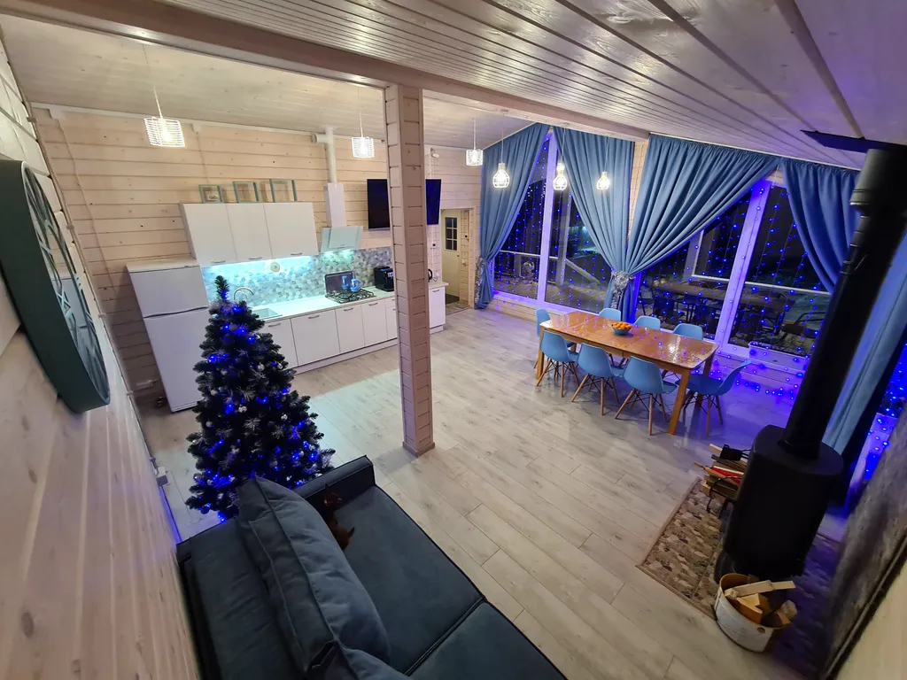 Дом Небесный с сауной и купелью на берегу Ладожского озера