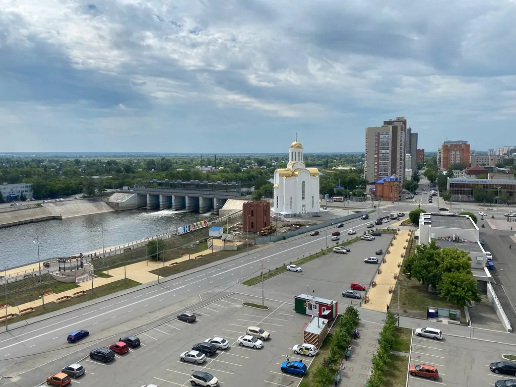 Уютная студия с видом на набережную